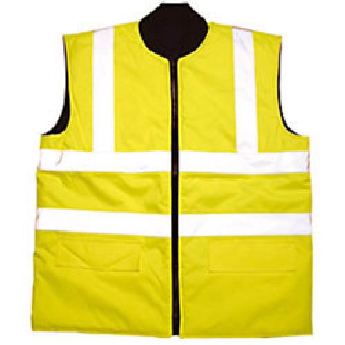 BODY WARMER XL YELLOW          HI VIS CLASS 2 EN471