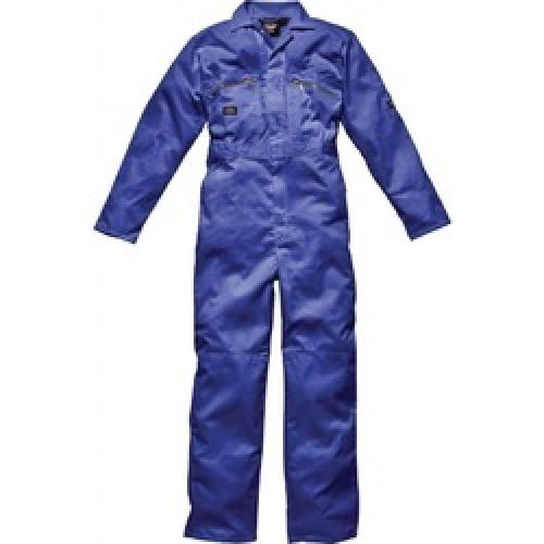 BOILERSUIT ZIP 50" REG ROYAL   POLY COTTON KNEE POUCH WD4839