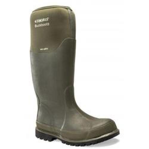 WELLINGTON SIZE 11 GREEN       NEOPRENE BUCKBOOTZ BBZ5020