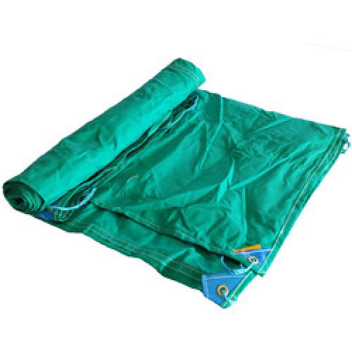 CANVAS TARPAULIN GREEN         12 X 9 FT