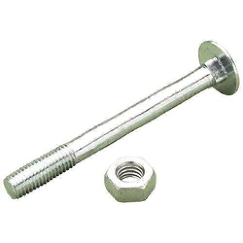 CUP SQ HEX BOLT & NUT BZP      M12 X 260