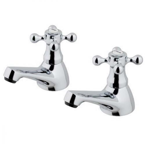 BATH TAPS CHROME PAIR          STENHOUSE 79.0027 EASTBROOK