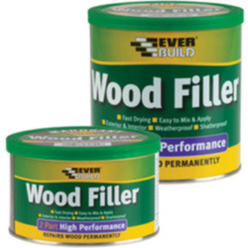 WOOD FILLER HIGH PERFORMANCE   REDWOOD 2 PART 500G EVERBUILD