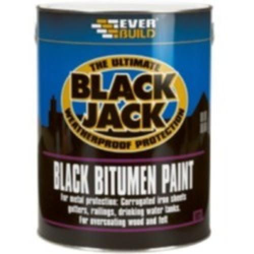 BITUMEN PAINT BLACK 25 LITRE   901 EVERBUILD