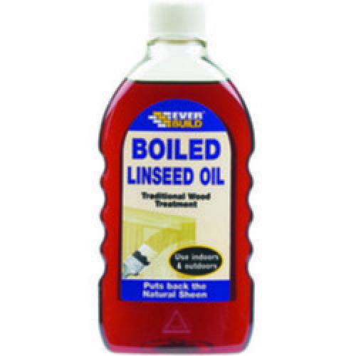 BOILED LINSEED OIL INDOOR OR   OUTDOOR USE 500ML EVERBUILD