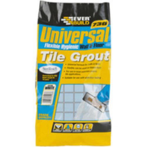 TILE GROUT FOR WIDE JOINTS 730 GREY 5KG EVERBUILD