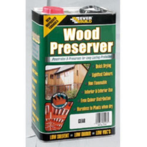 WOOD PRESERVER GOLDEN          CHESTNUT 5 LITRE LUMBERJACK