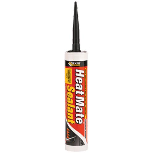 HEAT MATE SEALANT SILICONE UP  TO 300 DEG BLACK CARTRIDGE