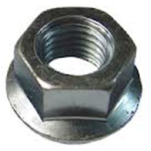 FLANGED NUT STAINLESS A2 M8    SERRATED