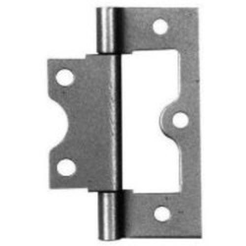 FLUSH HINGE BZP 60MM 105