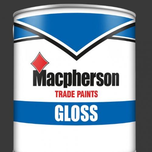 GLOSS PAINT BLACK 2.5 LITRE MACPHERSON
