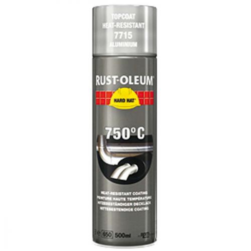 SPRAY PAINT HEAT RESISTANT     TOPCOAT SILVER 750C RUSTOLEUM