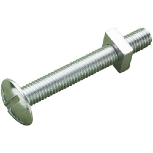 ROUNDHEAD ROOFING BOLT/NUT     BZP M5 X 30