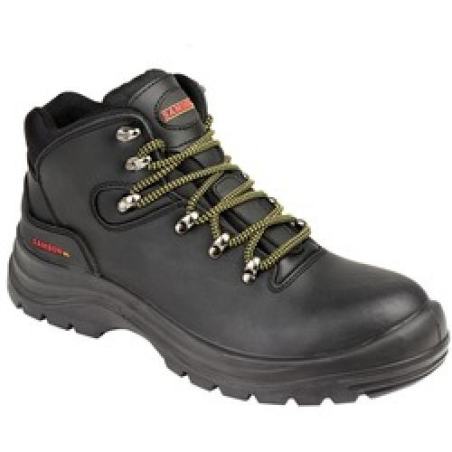 SAFETY BOOT HIKER SIZE 10      BLACK WATERPROOF 7007 SAMSON