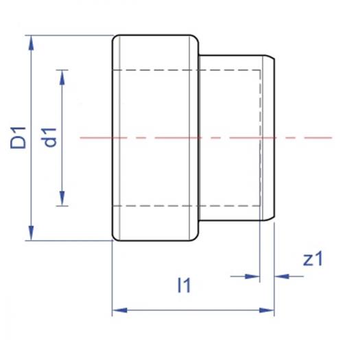 TECTITE SPRINT COPPER TT61     22MM PUSH-FIT STOP END