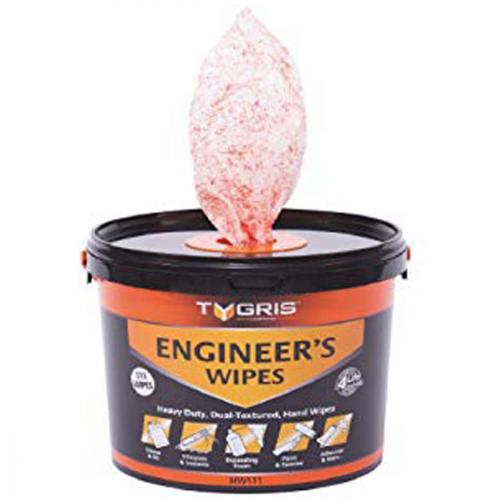 WIPES ENGINEERS HEAVY DUTY     TUB OF 111 TYGRIS