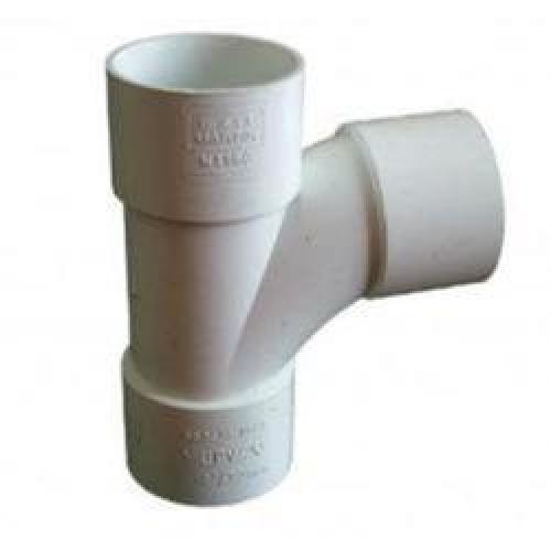 SOLVENT WELD WASTE SWEPT TEE   32MM WHITE W1160W BRETT