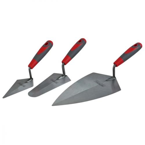 TROWEL SET 3 PIECE 11" BRICK   6" POINTING 7" GAUGING