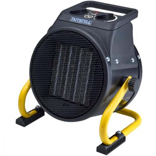 FAN HEATER CERAMIC 2KW 240V    FAITHFULL