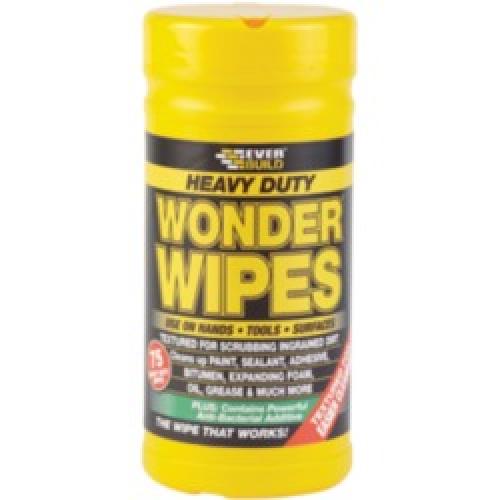 WONDER WIPES YELLOW HEAVY      DUTY - TUB OF 75