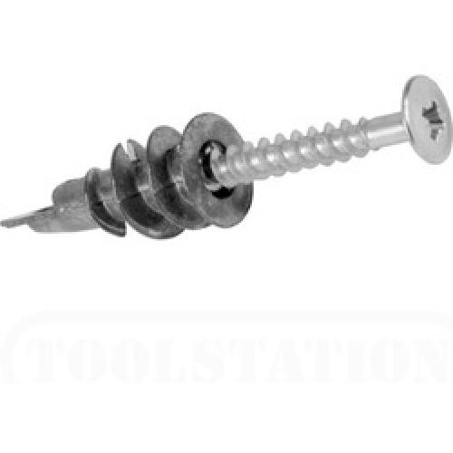 PLASTERBOARD FIXING DRIVA C/W  SCREW (ZINC) MSP420