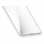 WHITE PLASTIC ANGLE 15 X 15    x 1MM 2 METRE 2003-68540