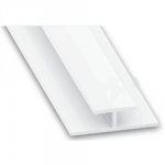 WHITE PLASTIC CONNECTION 22    X 11 X 3.5MM 1 METRE 2002-8004