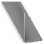 SILVER  PLASTIC ANGLE          20 X 20 MM 2 METRE 2003-86550