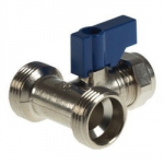 WASHING MACHINE TAP TEE DOUBLE 3/4 X 3/4 X 15MM