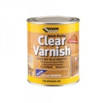 VARNISH CLEAR SATIN 250 ML     QUICK DRY EVERBUILD