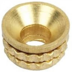 TURNED PATTERN SCREW CUPS BRASS 8G