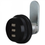 3 DIGIT COMBINATION NUT FIX CAM LOCK 20MM BLACK AS10466
