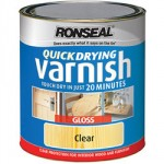 VARNISH CLEAR SATIN COAT       250 ML RONSEAL
