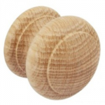 CUPBOARD KNOB PINE 40MM HK87L