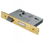 MORTICE LOCK BS 5 LEVER BRASS  76MM LSB5530-PVD EASI T