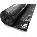 POLYTHENE SHEET BLACK 11KG 4M X 25M 125MU / 500G