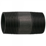 STEEL BARREL NIPPLE BLACK HEAVY 3/4" BSP
