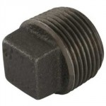 WI SOLID PLUG BLACK 3/4"       BSP