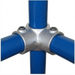 THREE WAY THROUGH GALV 116C TUBECLAMP