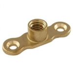 FEMALE BASE PLATE BRASS 1/4"