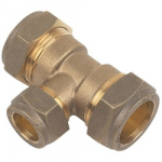 REDUCING TEE 22MM X 22 X 15    COMPRESSION