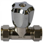 CHROME SHOWER VALVE 15MM       10015605