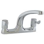 DECK SINK MIXER QUARTER TURN   LEVER CHROME PRO
