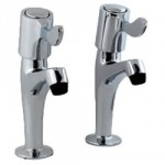 SINK HIGH NECK LEVER TAPS QUARTER TURN 1/2 CHROME PRO