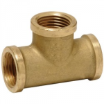 TEE BRASS 3/8" BSP