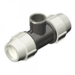 POLYETHYLENE TO FI TEE 25MM X  1/2" 7140 PLASSON
