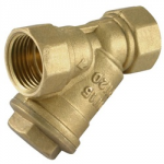 Y PATTERN STRAINER 1/2 BRASS