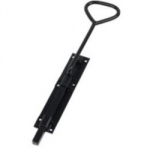 GARAGE DOOR BOLT BOWTAIL       BLK JAPP 12"