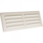 VENTILATOR LOUVRE PLATE PLASTIC WHITE 230 X 75MM BM463