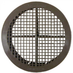 SOFFIT VENTILATOR ROUND BROWN 70MM BM406B